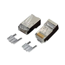 Конектор OK-net RJ-45 Кат.6 FTP 50U із вставкою упаковка 100 шт. ціна вказана за шт.