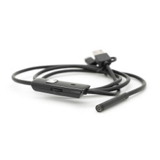 Універсальний ендоскоп 3в1 (USB+MicroUSB/Type-C) для смартфона/ПК, камера 5.5мм, жорсткий кабель 1м, з LED-підсвічуванням, IP67