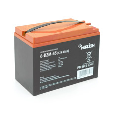 Тягова акумуляторна батареяAGM MERLION 6-DZM-45, 12V 45Ah M5(222*1211*175)