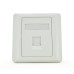 Рамка 86х86 під 1 модуль Keystone Jack RJ-45 кат.5E UTP, 1-port Q100