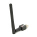 Бездротовий мережевий адаптер з антеною 2DBI Wi-Fi-USB Merlion LV-UW02RK-2DB, 802.11bgn, 150MB, 2.4 GHz, WIN7 /XP/Vista/2K/MAC/LINUX