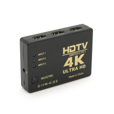 Пасивний HDMI свіч з пультом дистанційного керування IR, 1080р, 1,4 версія, 1 => 3 порту, Blister
