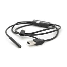 Універсальний ендоскоп 3в1 (USB+MicroUSB/Type-C) для смартфона/ПК, камера 5.5мм, м'який кабель 1м, з LED-підсвічуванням, IP67