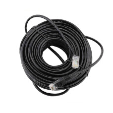 Патч-корд литий RITAR, CCA, UTP, RJ45, Cat.5e, 30m, чорний Q75