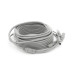 Патчкорд комбінований по кручений парі RJ-45 + DC 10m, сірий, Q60