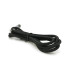 Магнітний кабель PiPo USB 2.0, 1m, 2А, тканинна оплетка, броньований, Black, OEM