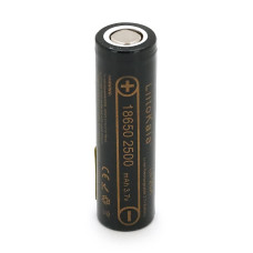 Акумулятор 18650 Li-Ion LiitoKala Lii-25A, 2500mah (2450-2650mah), 3.7V (2.75-4.2V), Black, PVC BOX Q2,цiна за 1 шт