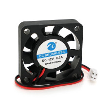 Кулер корпусний Merlion HXS 4010, 40x40x10mm, 12V/0.3A, RPM 6500±10%, 2-pin, Black, OEM