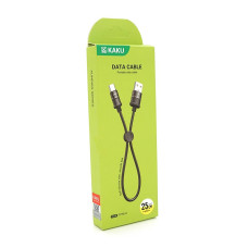 Кабель iKAKU KSC-351 XUNDIAN series for iphone, Black, довжина 0,25м, 5А, BOX