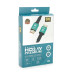 Кабель Merlion HDMI-HDMI 8K Ultra HD (7680x4320P), 3.0m, v2,1, круглий Black, коннектор Blue, Blister-box, Q80