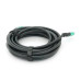 Кабель Merlion HDMI-HDMI 8K Ultra HD (7680x4320P), 5.0m, v2,1, круглий Black, коннектор Blue, Blister-box, Q50