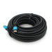 Кабель Merlion HDMI-HDMI 4Kx2K Ultra HD, 20.0m, v2,0, круглий Black, коннектор Blue, Blister-box, Q10