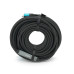 Кабель Merlion HDMI-HDMI 4Kx2K Ultra HD, 25.0m, v2,0, круглий Black, коннектор Blue, Blister-box, Q10