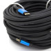 Кабель Merlion HDMI-HDMI 4Kx2K Ultra HD, 30.0m, v2,0, круглий Black, коннектор Blue, Blister-box, Q10