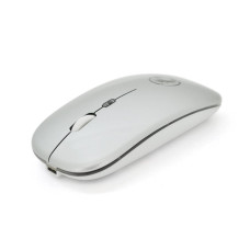 Миша бездротоваE-1300 Luminous, 4 кнопки, 800/1200/1600 DPI, 2.4Ghz 10м, Windows xp/Vista/Win7/8/10 Mac OS X, Rechargable, Silver, BOX, Q60