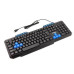 Клавіатура USB JEDEL K518, довжина кабелю 170см, (Eng/Pyc/Укр), (435х130х21), 112k, Black, Box