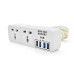 Мережевий подовжувач Senmaxu SMX-068, 2 Universal Socket + 4 USB, 1,5м, Black, Box