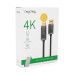 Кабель VEGGIEG DH-403 (V-Z605) Display Port (тато) на HDMI (папа) 3m, Black, Пакет
