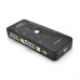 4-портовий KVM свіч VEGGIEG K401, перемикач USB, Grey, Blister-Box