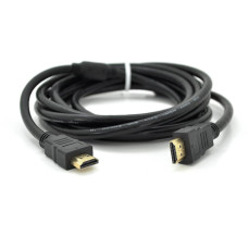 Кабель Ritar PL-HD94 HDMI-HDMI Ultra HD 1080P, 15.0m, v1,4, OD-8.0mm, з фільтром, круглий Black, коннектор Gold, Пакет, Q35