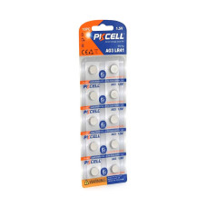 Батарейка лужна PKCELL 1.5V AG3, 10 штук в блістері ціна за блістер, Q