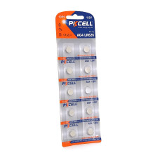 Батарейка лужна PKCELL 1.5V AG4, 10 штук в блістері ціна за блістер, Q