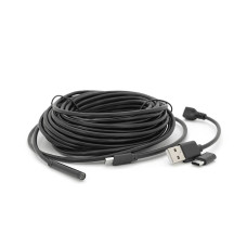 Універсальний ендоскоп 3в1 (USB/MicroUSB/Type-C) для смартфона/ПК, камера 5.5мм, м'який кабель 10м, з LED-підсвічуванням, IP67