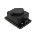 Колодка PiPo PP/SP-1/44/16B, 16А, 220-240В, IP44, з заглушкою, із заземленням 1 гніздо, каучук, чорний, Q30