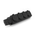 Колодка PiPo PP / SP-4/44 / 16B, 16А, 220-240В, IP44, з заглушкою, із заземленням 4 гнізда, каучук, чорний, Q10