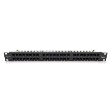Патч-панель Ritar 48 портiв UTP DUAL кат 6 19 "1U НЕ екранована чорна Q10
