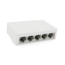 Комутатор JY 5005S 5 портів Ethernet 10/100 Мбіт/сек. DC 5 . Блок живлення 5V у комплекті