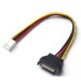 Перехідник живлення SATA=>4pin(малий), 0.2m, Пакет
