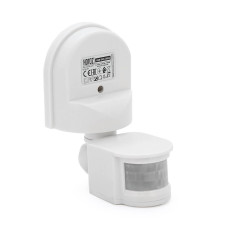 Датчик руху + сутінковий 1000W 220-240V IP44 180 градусів. 140x115x60мм. білий