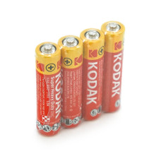 Батарейка сольова KODAK Super Heavy Duty R3, ААА, 4шт в shrinkі, ціна за shrink
