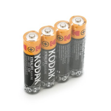 Батарейка лужна KODAK XTRALIFE LR03, ААА, 4шт в shrink, ціна за shrink