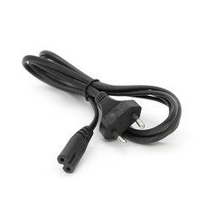 Кабель живлення 1.8m, 0.75mm, PC-184/2 CEE7 / 16-C7-1CM8155-1,8, 2 pin (для побутової техніки), Black, OEM Q500