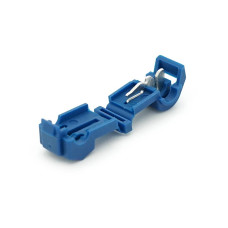 Клеми T-образні обжимні швидкого монтажу, T2+MDFN2-250, 105°C, 15A/600V, Blue