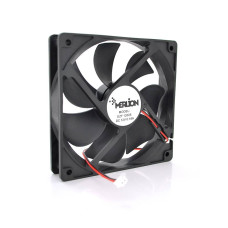 Кулер корпусний Merlion 12025, 120x120x25mm, 12V/0.18A, RPM 1100±10%, 2-pin, Black, OEM