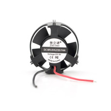 Кулер корпусний JLN3010, 30x30x10mm, 9V/0.08A/0.7W, 2-pin, під пайку, Black, OEM.