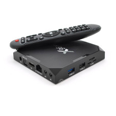 Медіа приставка X96-Max Plus6 4 / 32G Smart TV Box (Android 9.0, ОЗУ 4 Гб, 32Гб вбудованої пам'яті, 4-х ядерний процесор Amlogic 905(2,0 ГГц)