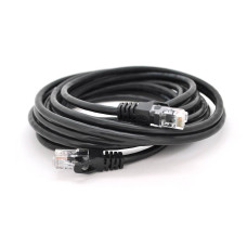 Патч-корд литий RITAR, UTP, RJ45, Cat.6, 5m, чорний, Cu (мідь)