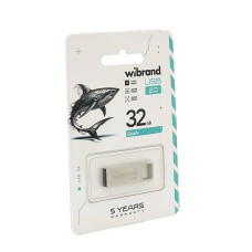 Флеш-накопичувач Mibrand Shark, USB 2.0, 32GB, Metal Design, Blister