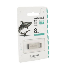 Флеш-накопичувач Mibrand Shark, USB 2.0, 8GB, Metal Design, Blister