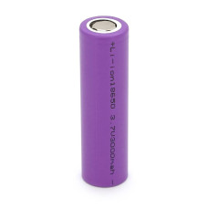 Акумулятор Li-ion 18650 3000mAh 3.7V, Purple, 2 шт. в упаковці, ціна за 1 шт