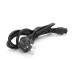 Кабель живлення Schuko PC-186 CEE7/7-IEC C5, 1.8M, 0.75mm, для ноутбука, OEM Q80 МЕДЬ!!!