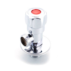 Комплект вентиль 3/8", хол/гор, Red/Blue