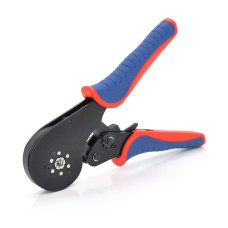 Крімпер CINLINELE HCS8 16-6 для обтиску кабельного накінечника, 0.08-16mm2, Blue-red