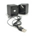 Колонки 2.0 Kisonli V310 для ПК і ноутбука, USB + 3.5mm, 2x3W, 20Hz- 20KHz, Blue, BOX, Q100