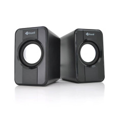Колонки 2.0 Kisonli S-444 для ПК і ноутбука, USB + 3.5mm, 2x3W, 20Hz- 20KHz, Black, BOX, Q60