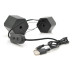 Колонки 2.0 Kisonli L-6060 для ПК і ноутбука, USB + 3.5mm, 2x3W, 20Hz- 20KHz, з підсвічуванням RGB, Black, BOX, Q24